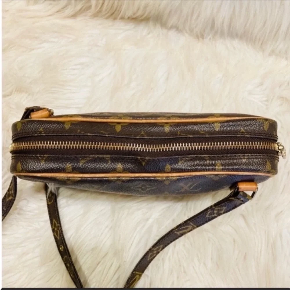 Louis Vuitton Monogram Crossbody Bag in Brown and Tan